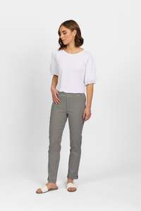 Pants: Caprice 7/8 - Gingham