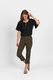 Roam Crop in Faille - Khaki