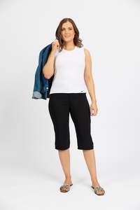 Faille: Snap Short in Faille - Black