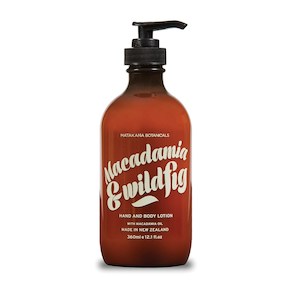 Products: Macadamia and Wild Fig Hand and Body Lotion - MacNut Macadamias - New Zealand's Top Macadamia Nut Orchard