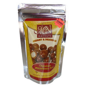 Products: Dark Chocolate Macadamia Nuts NZ (120g) MacNut Farm - Macnut Farm