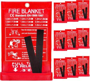Products: 10 Pack Fire Blanket Emergency for Home Kitchen, 39 x 39 Large Emergency Fire Suppression Blankets Fiberglass Flame Retardant Protection for Home Kitchen Car Office Warehouse Camping Safety - Ready for action, and Returns macorjagroup