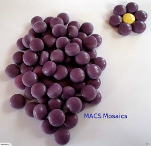 Pearl Mosaic Drops 12mm Lavender - MACS Mosaics