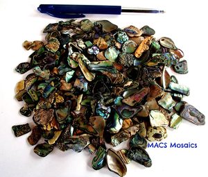 Products: Paua Fines - MACS Mosaics
