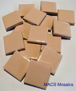 Products: Ceramic Mosaic Tiles 25mm Pink - MACS Mosaics