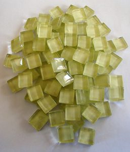 Products: Crystal Mosaic Tiles 10mm Lemon Yellow - MACS Mosaics