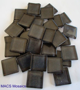 Products: Crystal Mosaic Tiles 23mm Grey - MACS Mosaics