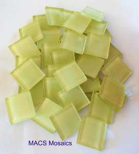 Products: Crystal Mosaic Tiles 23mm Lemon - MACS Mosaics