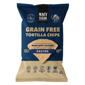 Grain Free Tortilla Chip - Salted - Macy and Tailor