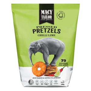 Products: Pressed Pretzels - Chilli Lime - Macy and Tailor