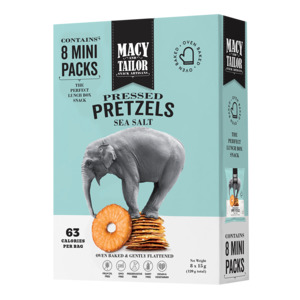 Pressed Pretzels Multi Pack - Sea Salt - Macy and Tailor