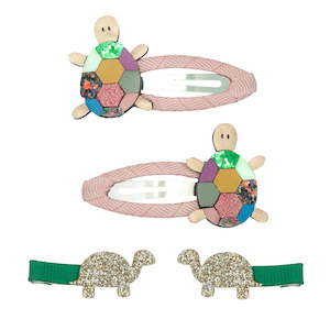 Baby + Child Hair: Hair Clips - Technicolour Tortoise