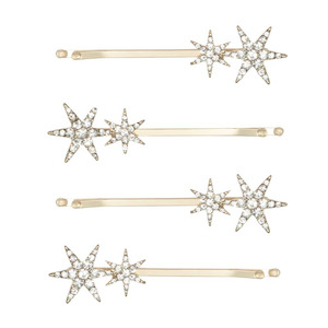 Baby + Child Hair: Hair Clips - Twinkly Star Slides
