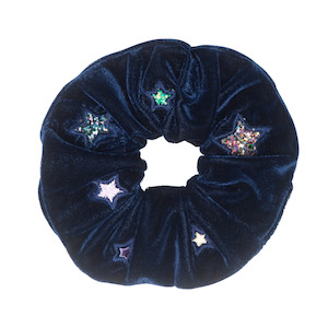 Baby + Child Hair: Scrunchie - Velvet Stars