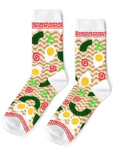 Socks: Women's Sized Socks - Ramen