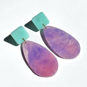 Hagen Co: Storm Earrings - Lavender