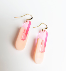 Hagen Co: Highlight Earrings - Pinks