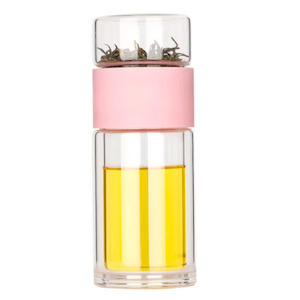 Better Tea Co: Take Me Away Tea Infuser Flask - Rose