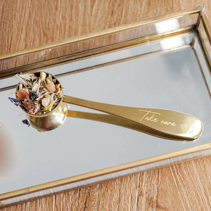 Better Tea Co: Tea Scoop - Brass