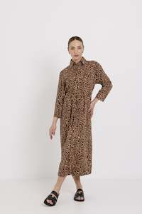 Nursing Friendly: Julia Shirt Dress - Jaguar Twill