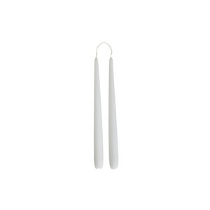 The Modern Witch: Medium Fukai Taper Candles Set of 2 - White