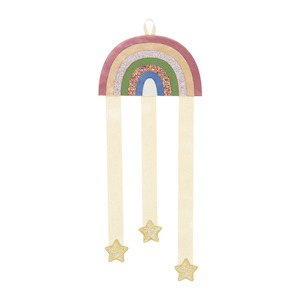 Baby Child Room: Wallhanging/Clip Holder - Ziggy Rainbow