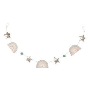 Baby Child Room: Wall Garland - Rainbow