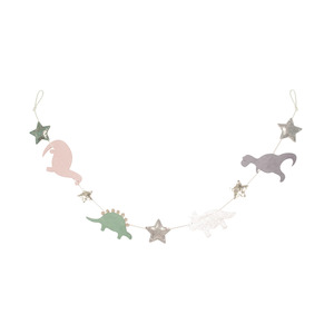 Baby Child Room: Wall Garland - Dinos