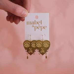 Cry Baby Earrings - Gold
