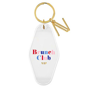 Foodie Grown Up: Vintage Motel Key Tag - Brunch Club