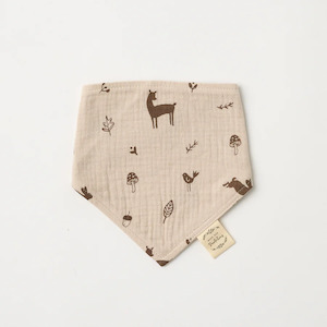 Organic Dribble Bib - Woodlands