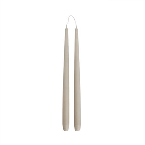 The Modern Witch: Large Fukai Taper Candles Set of 2 - Clay