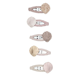 Baby Child Hair: Mini Hair Clips - Shells