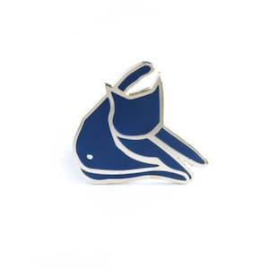 Enamel Pin - Catisse Blue