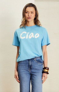 Lana Vintage Tee - Blue Ciao