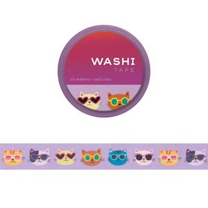 Cat Lovers: Washi Tape - Cool Cats
