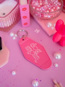 Dog Lovers: Vintage Motel Key Tag - Dog Mom