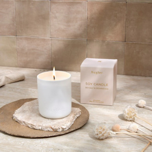 Scented Soy Candle 290gm - Sea Salt & Cedarwood