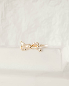 Mothers Day: Better Bowlieve It Adjustable Ring - Gold