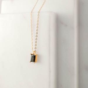 Hot Chocolate Necklace - Gold & Brown