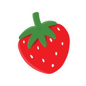 Iko Iko: Sticker - Strawberry
