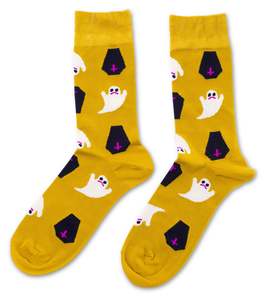 Socks: Men's Sized Socks - Ghosts