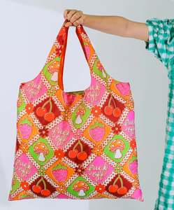 Yellow Owl Workshop 1: Art Sack Recycled Shopping Bag - F*ck Off Retro