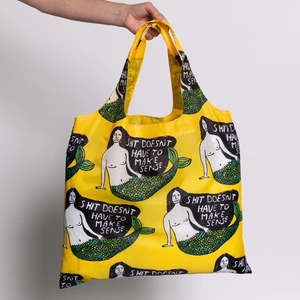Art Sack Recycled Shopping Bag - Sh*t Doesn't Have to Make Sense - People I&hellip;