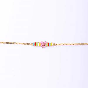 Cloisonné Bracelet - F*ck Off Candy Heart