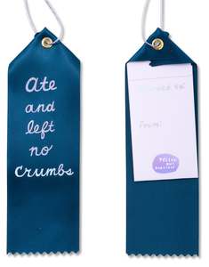 Yellow Owl Workshop 1: Award Ribbon / Bookmark w Note - Crumbs