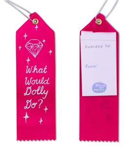 Yellow Owl Workshop 1: Award Ribbon / Bookmark w Note - Dolly