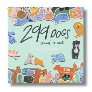Cluster Jigsaw Puzzle - 299 Dogs & a Cat