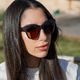Polarized Unisex Adult Wayfarer Sunglasses - Black