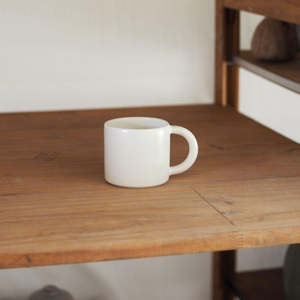 Elio Ceramic Mug - Satin White